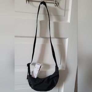 BAGGU Mini nylon crescent cross body bag
